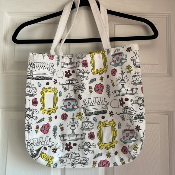 NWT Friends Theme Canvas Tote - Picture 2 of 8